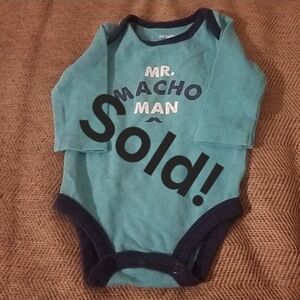 Carter's NB baby boy onesie top